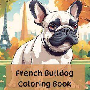 Kolorowanka z buldogiem francuskim