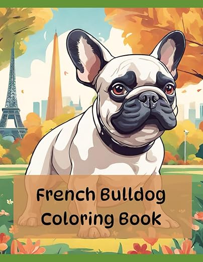 Kolorowanka z buldogiem francuskim