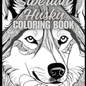 Husky- kolorowanka dla dorosłych