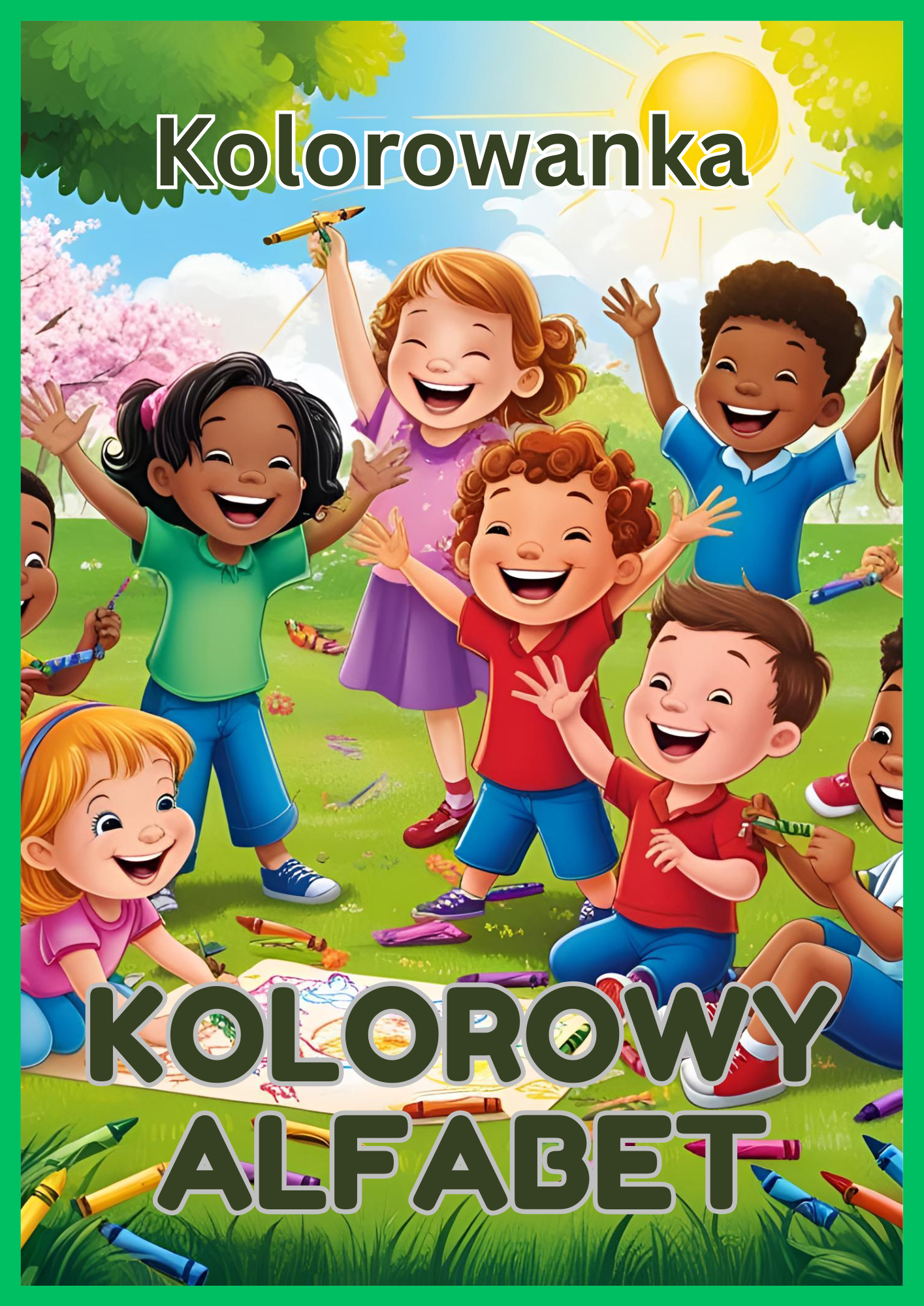 Kolorowanka Kolorowy Alfabet