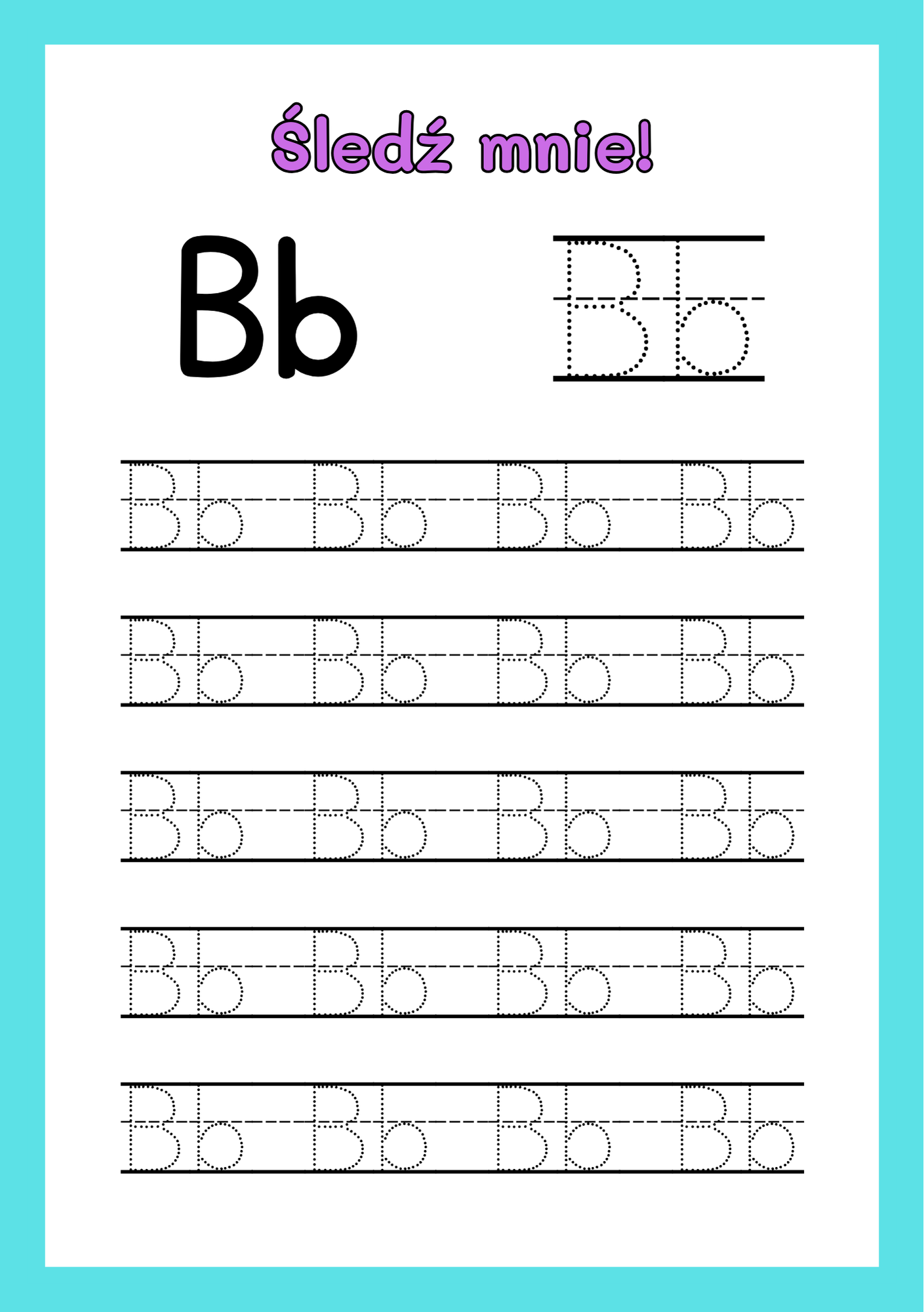 Ćwiczymy alfabet – śledzenie liter do druku - obrazek 3