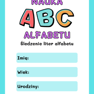 Ćwiczymy alfabet – śledzenie liter do druku