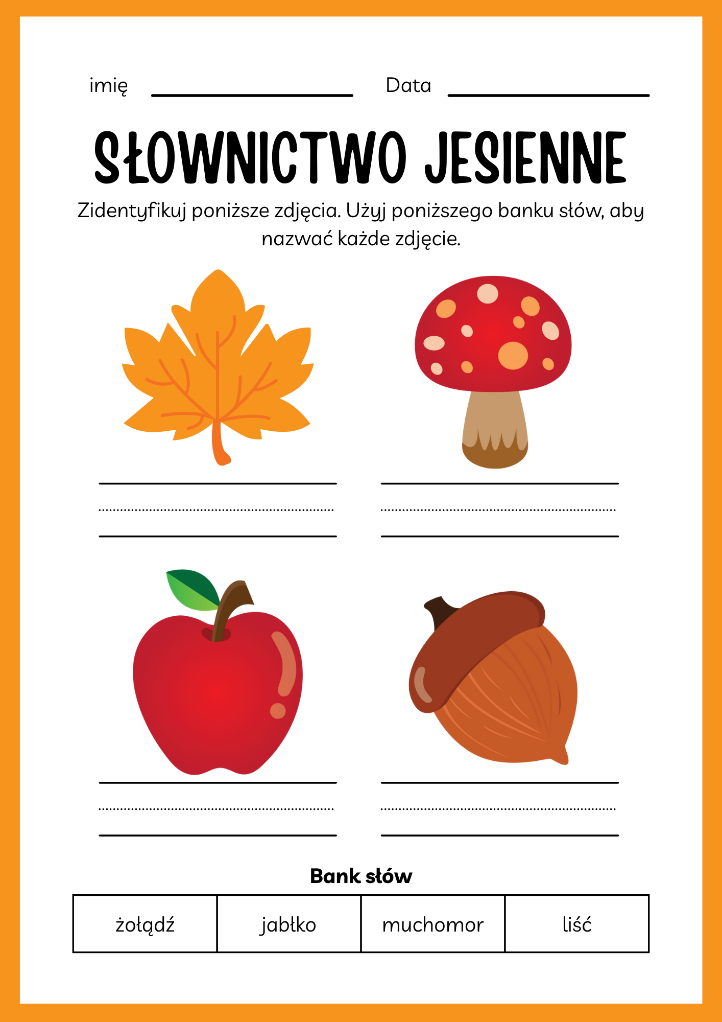 Jesienny zeszyt ćwiczeń - obrazek 3