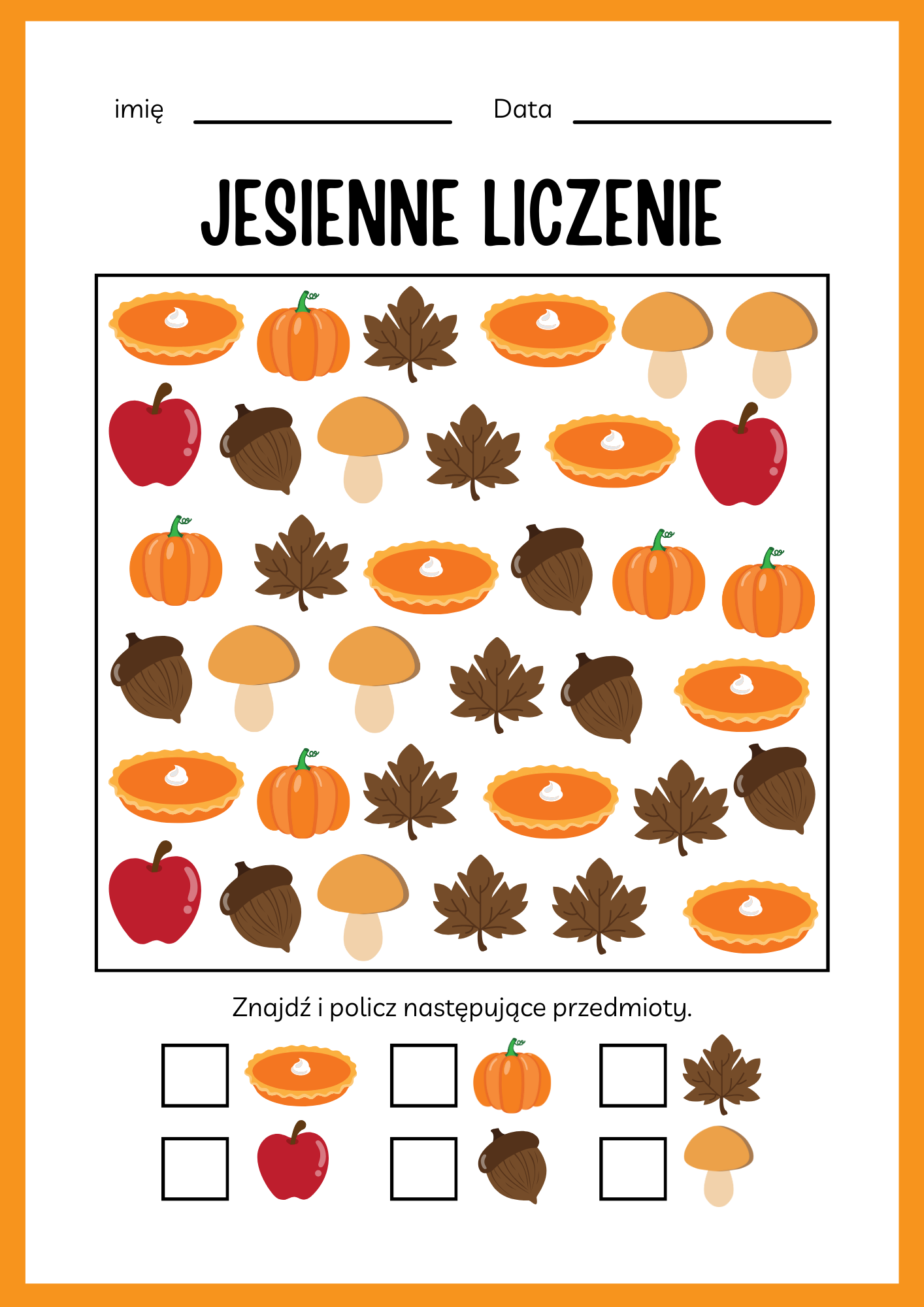 Jesienny zeszyt ćwiczeń - obrazek 2