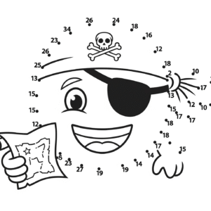 Połącz kropki i pokoloruj obrazek